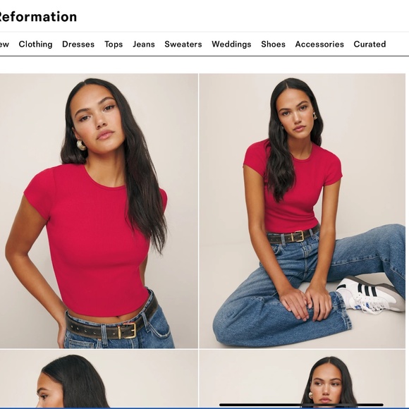 Reformationn Muse Tee - Picture 1 of 5